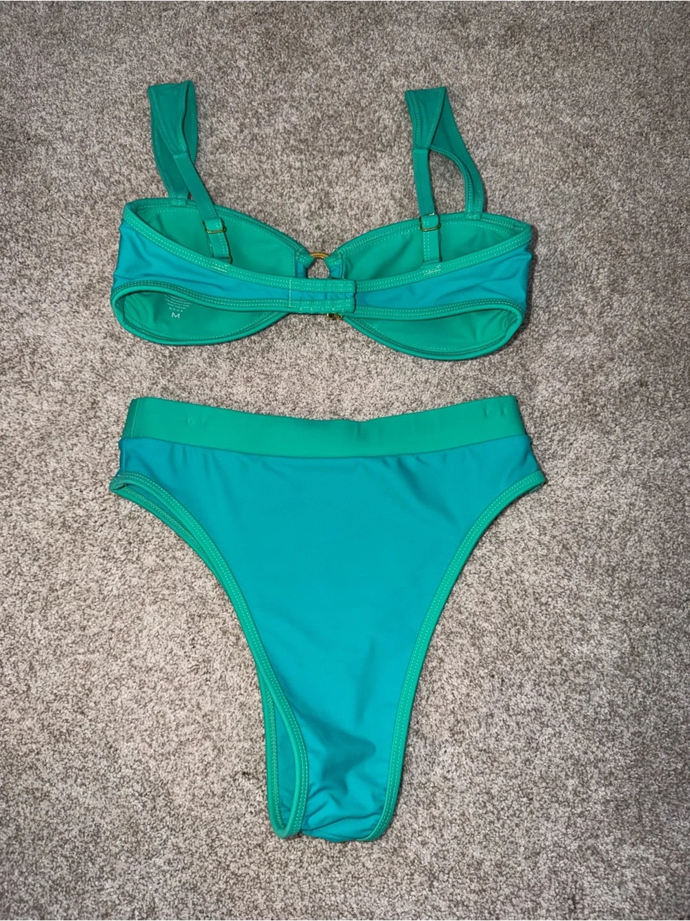 93 Play Street Aqua Melon Bikini Set – Bridget Top & Chloe Bottom | Size M |NWOT